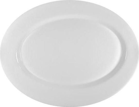 Bormioli Rocco Tempered Oval Platter 30cm Serving Platter Oval White 30x22cm