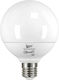 Lucas Λάμπα LED 14W 140mm για Ντουί E27 και Σχήμα G95 Ψυχρό Λευκό 1300lm