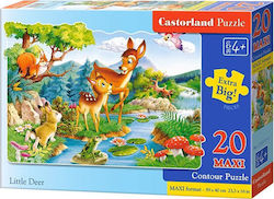 Puzzle pentru Copii Little Deer pentru 4++ Ani 20buc Castorland