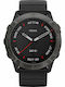 Garmin Fenix 6 Sapphire Stainless Steel 51mm Waterproof Smartwatch with Heart Rate Monitor (Carbon Grey DLC with Black Band)