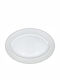 Oriana Ferelli Serving Platter Oval made of Porcelain White 25x25cm