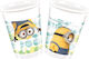 Set of 8 glasses MINIONS