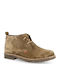 Suede Women's Ankle Boots Brown