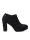 Xti Suede Women's Ankle Boots Black