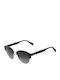 Hawkers Dark Classic Rounded Sunglasses with Black Frame