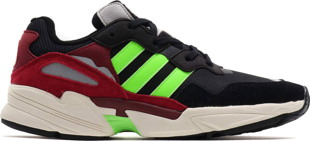 adidas Adidași Chunky Yung-96 Core Negru / Verde Solar / Bordo