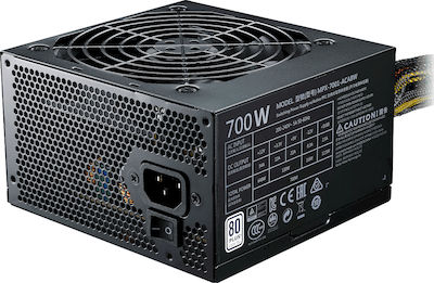 CoolerMaster MWE 700 rev. 2.0 700W Бял Компютърно захранване Пълен кабел 80 Plus Standard