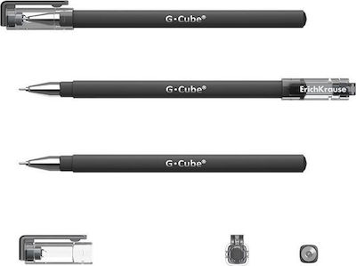 ErichKrause G-Cube Stift Gel 0.4mm mit Schwarz Tinte 46447