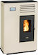 Prity PLS Pelletofen 8kW Beige