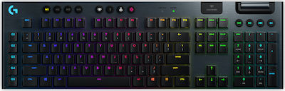 Logitech G915 Lightspeed Fără fir Gaming Tastatură Mecanică cu GL Tactil switch-uri și iluminare RGB (Engleză US)