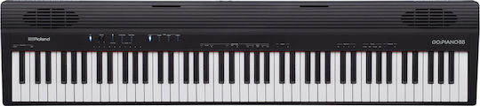 Roland (us) Electric Stage Piano GO:PIANO88 with 88 Dynamically Keys Built-in Speakers and Connection with Headphones and Computer Black