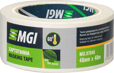 MGI Paper Tape 18mm x 40m 60˚C 97048