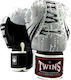 Twins Special Fantasy 2 Boxing Gloves made of Synthetic Leather for Match White