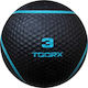 Toorx Μπάλα Medicine 22cm , 3kg σε Μαύρο Χρώμα