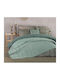 Nef-Nef Homeware Cendra Coverlet Queen Size from Polyester Aqua 230x240cm