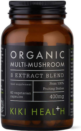 Kiki Health Organic Multi-Mushroom 400mg 60 Vegetable Capsules