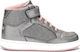 Lelli Kelly Kinder-Sneaker Hoch LK6828 Gray LK6828-FR02