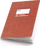 Typotrust Notebook Ruled B5 50 Sheets Red 1pcs