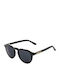 Hawkers Dark Warwick Χ Men's Sunglasses with Black Plastic Frame and Black Polarized Lens