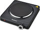 Rohnson Enamel Countertop Single Burner Black