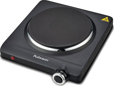 Rohnson Enamel Countertop Single Burner Black