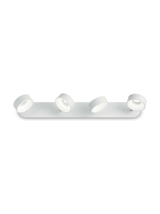 Ideal Lux Oby Warm White Spot Built-in LED White