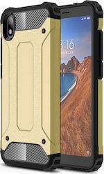 Hurtel Tough Armor Back Cover Plastic Gold (Red...