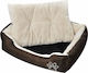 vidaXL Sofa Dog Bed Brown 110x80cm. 131366