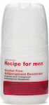 Recipe For Men Alcohol Free Antiperspirant Deodorant Roll-On 60ml