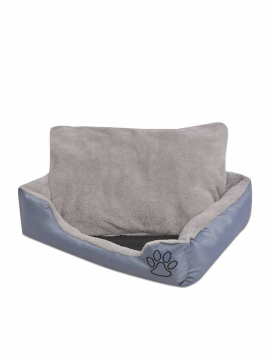 vidaXL Dog Sofa Sofa Dog Bed Gray 90x70cm. 170416