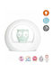 Zazu Nursery Night Light Lou The Owl Battery Gray Warm with Sensor