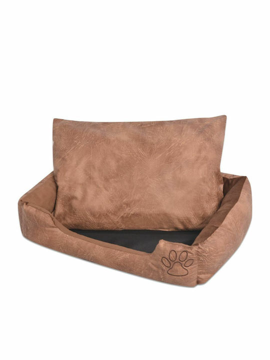 vidaXL Sofa Dog Bed Beige 65x48cm. 170426