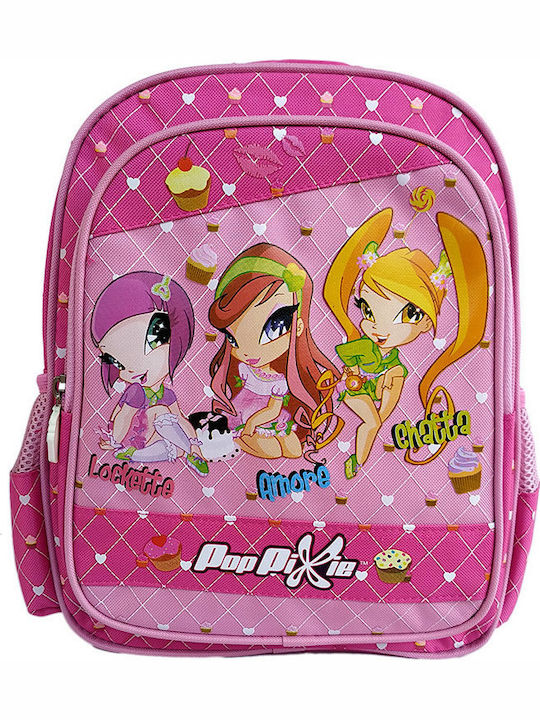 Nicki Pop Pixie Pop Schulranzen Rucksack Kindergarten in Fuchsie Farbe