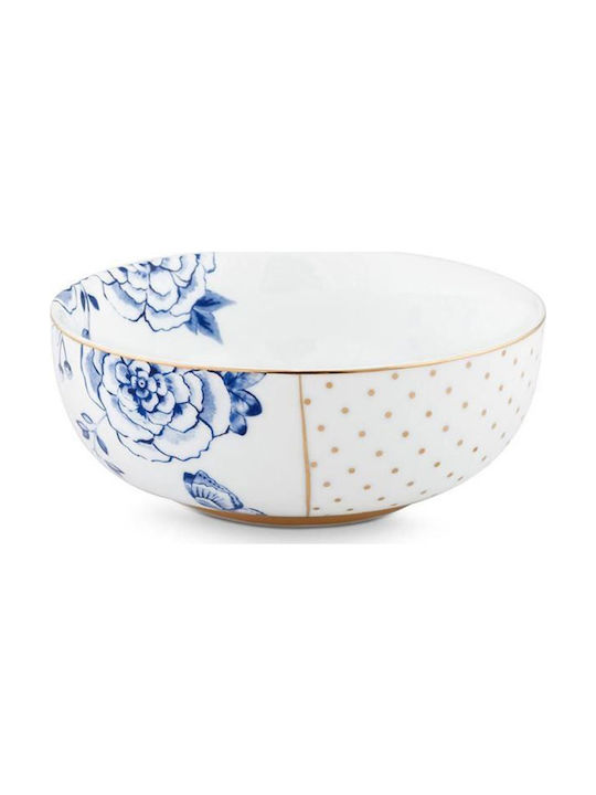 PiP Studio Royal Cereal Serving Bowl Round made of Porcelain White with Diameter 12.5cm