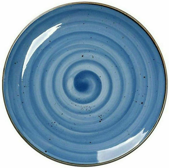 Espiel Terra Farfurie Deșert din Porțelan Albastru cu Diametru 19cm Espiel Terra Farfurie Deșert din Porțelan Albastru cu Diametru 19cm