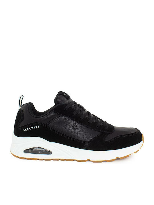 Skechers Uno Stacre Ανδρικά Sneakers Μαύρα