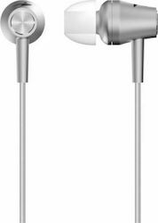 Genius HSM360 In-ear Handsfree με Βύσμα 3.5mm Ασημί