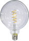 Atman Λάμπα LED 6W 130mm για Ντουί E27 και Σχήμα G95 Θερμό Λευκό 540lm