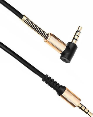 Earldom 3.5mm male - 3.5mm male Cable Black 1m (AUX23)