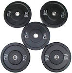 Viking Bumper Plates 104912 Scheibenset Olympischen Typs Gummierte 1 x 20kg Φ50mm