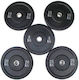 Viking Bumper Plates 104912 Set of Plates Olympic Type Rubber 1 x 20kg Φ50mm