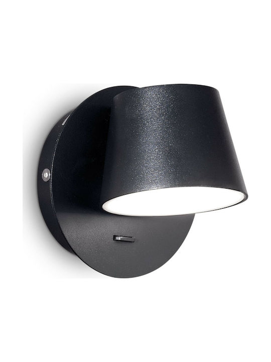 Ideal Lux Gim AP1 Modern Wall Lamp with Integra...