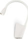 Ideal Lux Goose AP1 Modern Leuchte Wand mit Integrierter LED und Warmweißes Licht 6x18.5x30cm