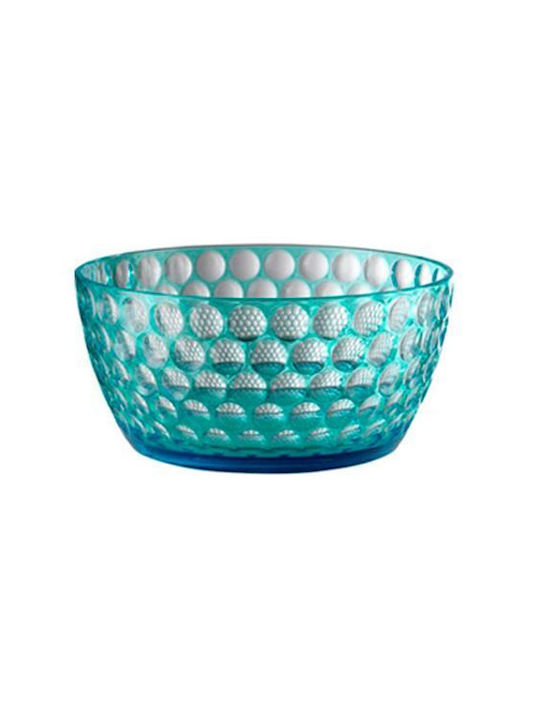 Mario Luca Giusti Salad bowl Lente Plastic Salad Bowl Turchese 25.5x25.5x13cm