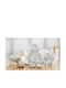 Cryspo Trio Jasmine White Porcelain Dinnerware Set 29.000.40 20pcs