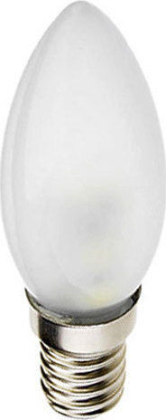 Atman Bec LED 6W 98mm pentru Soclu E14 și Formă C35 Alb rece 660lm