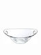 Borgonovo Glass Salad Bowl Transparent 30x22x11.6cm