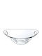 Borgonovo Glass Salad Bowl Transparent 33x25x13cm