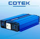 Cotek SP1500-24 Invertoare Unda Sinusoidală Pură Putere 1500W cu Tensiunea De Intrare 24V Cu O Singură Fază