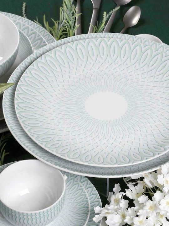 Cryspo Trio Amalfi Geschirrset aus Porzellan Gray 20Stück